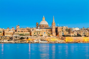 Malta__Valletta_Skyline